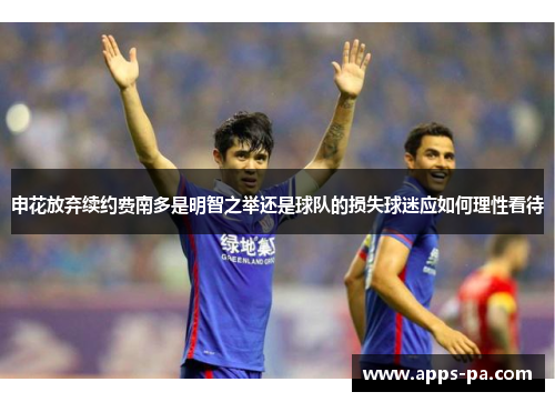 申花放弃续约费南多是明智之举还是球队的损失球迷应如何理性看待