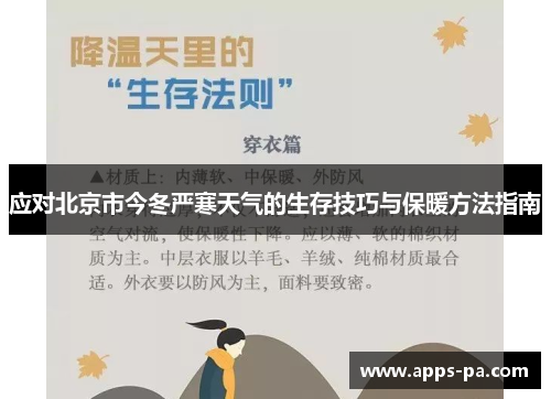 应对北京市今冬严寒天气的生存技巧与保暖方法指南