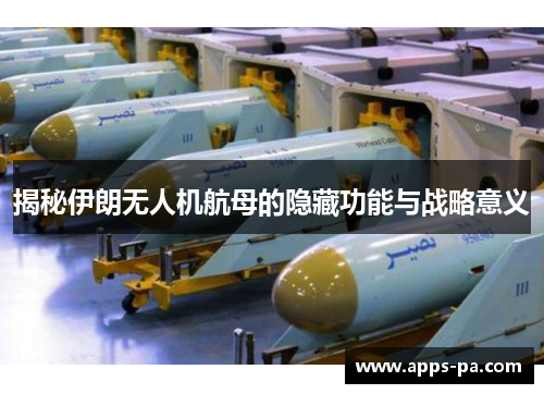 揭秘伊朗无人机航母的隐藏功能与战略意义