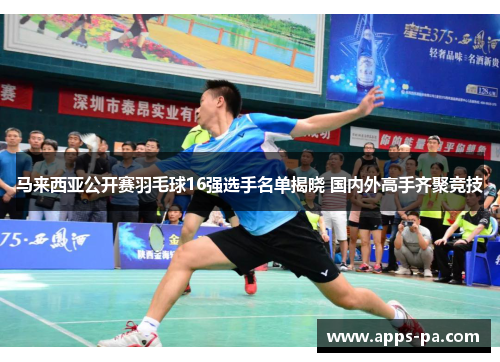 马来西亚公开赛羽毛球16强选手名单揭晓 国内外高手齐聚竞技 马来西亚公开赛羽毛球16强选手名单揭晓 国内外高手齐聚竞技