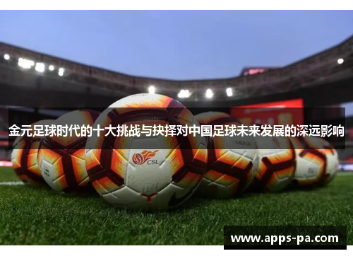 金元足球时代的十大挑战与抉择对中国足球未来发展的深远影响 金元足球时代的十大挑战与抉择对中国足球未来发展的深远影响