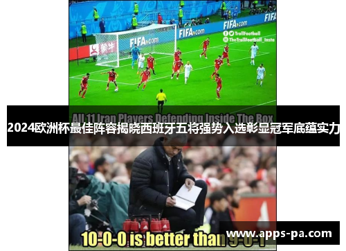 2024欧洲杯最佳阵容揭晓西班牙五将强势入选彰显冠军底蕴实力 2024欧洲杯最佳阵容揭晓西班牙五将强势入选彰显冠军底蕴实力