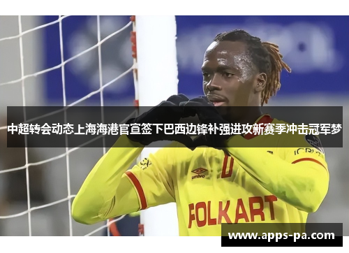 中超转会动态上海海港官宣签下巴西边锋补强进攻新赛季冲击冠军梦